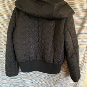 Black puffy coat